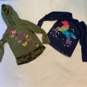 2 garanimals long sleeve shirts